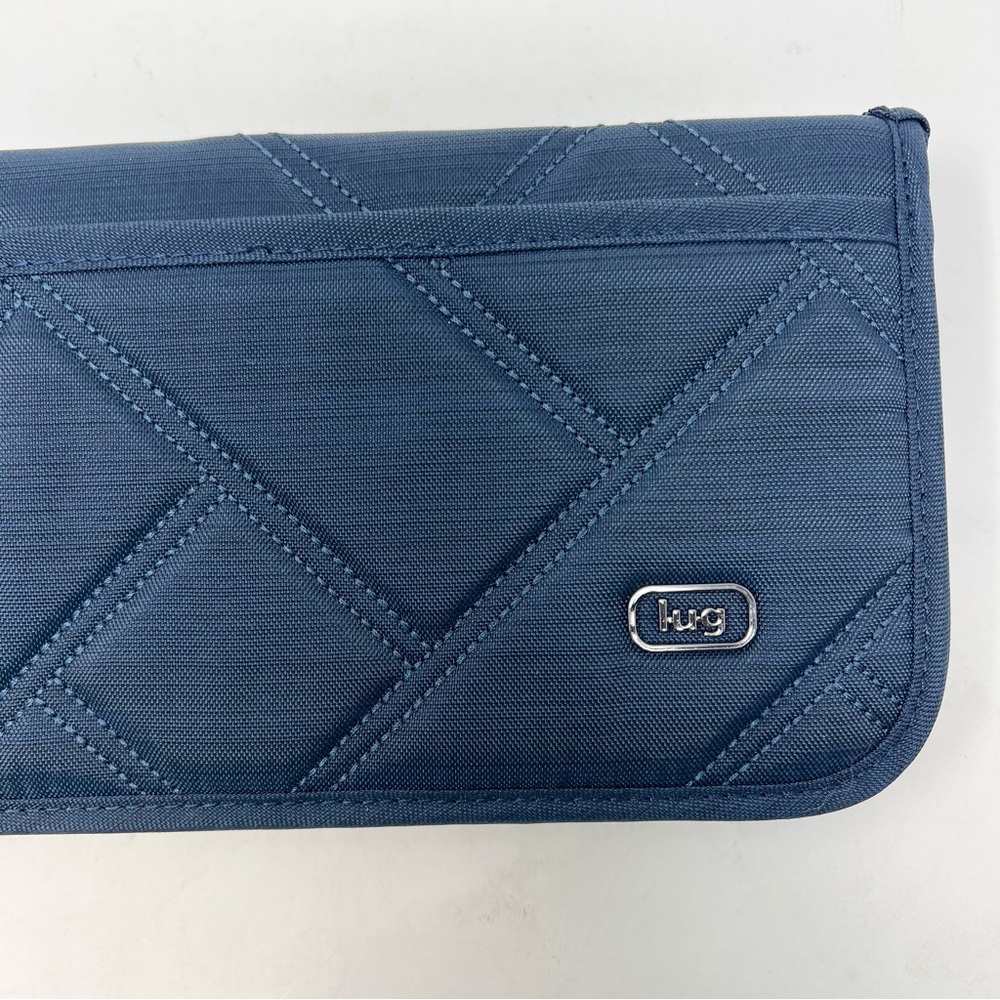 Lug Legacy Collection Tango Travel RFID Wallet Brushed Indigo Blue Vacation - Picture 3 of 9